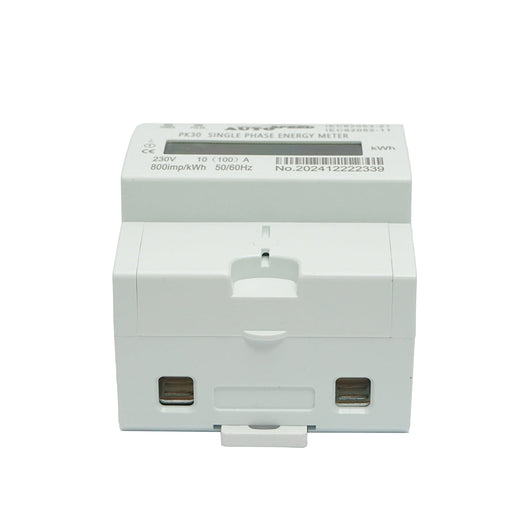 Contatore, contatore digitale intelligente monofase 230 VAC, 100 A, guida DIN 4 moduli MF0028-02806