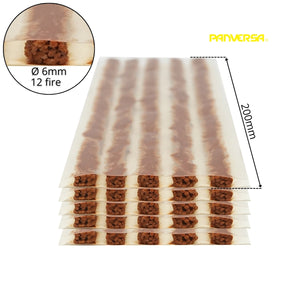 Cordoncini per vulcanizzazione pneumatici – 200 mm, Ø 6 mm, 12 fili, 25 pezzi/confezione, modello S-200 Panversa
