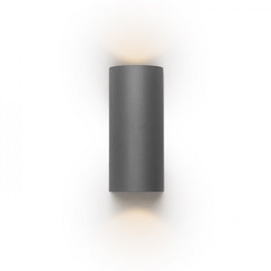 Lampada Faretto ZACK II grigio antracite 230V LED 2x3W 58° IP54 3000K