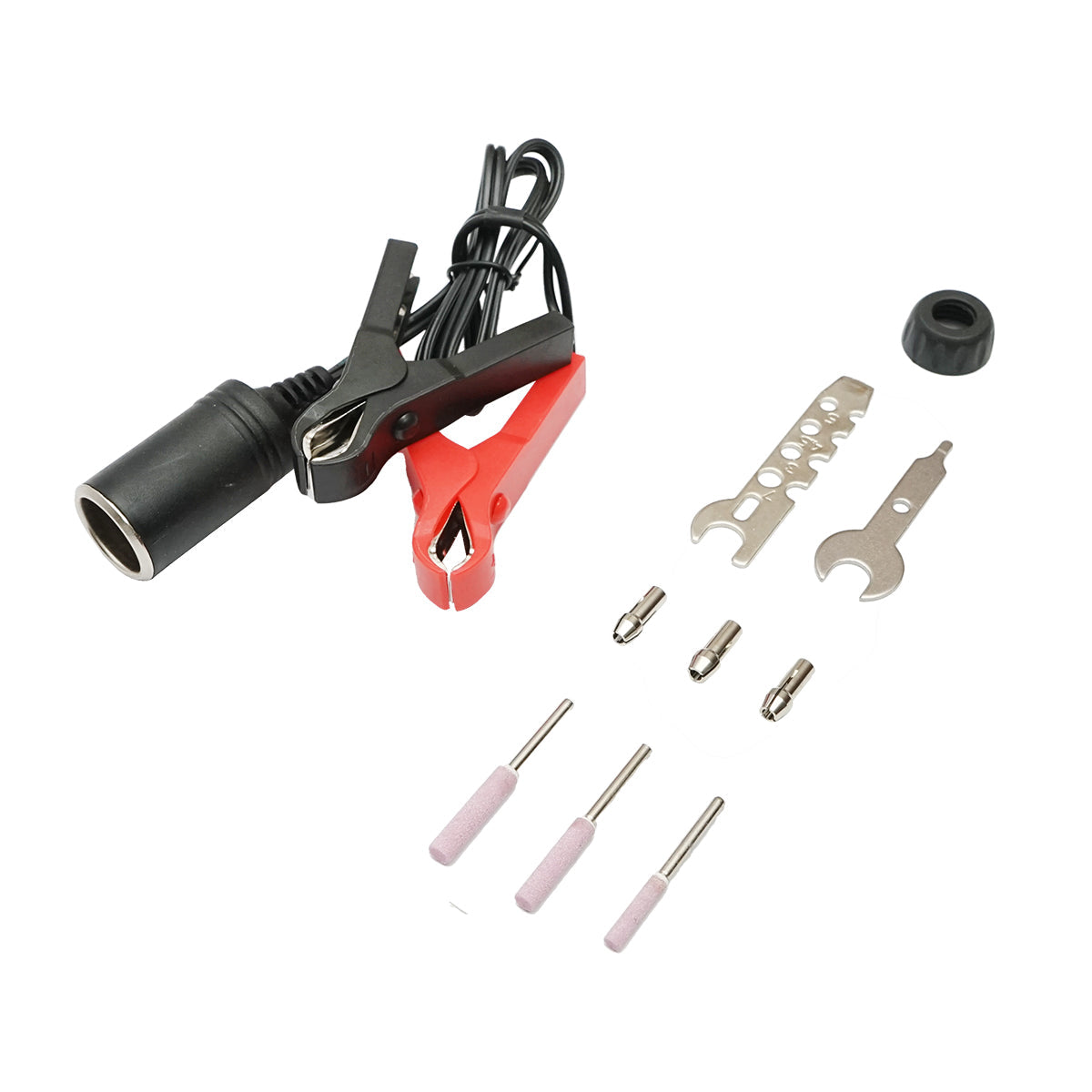 Dispositivo elettrico portatile 12V, 55W, 25000 giri/min per affilare le catene delle motoseghe