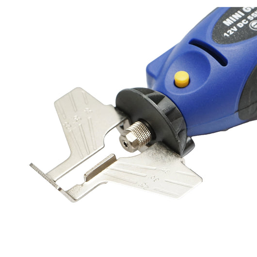 Dispositivo elettrico portatile 12V, 55W, 25000 giri/min per affilare le catene delle motoseghe