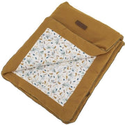 Coperta double face - DOMIVA - AU FIL DE L'EAU - 75 x 100 cm - Caramello