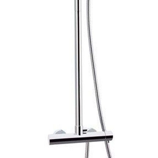 Corpo doccia suvi con colonna, doccetta ad 1 funzione e soffione 20cm, made in italy