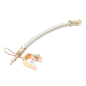 Estensione valvola ruota con protezione metallica e clip a vite 150/180 mm