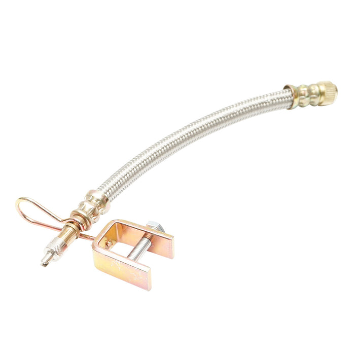 Estensione valvola ruota con protezione metallica e clip a vite 150/180 mm