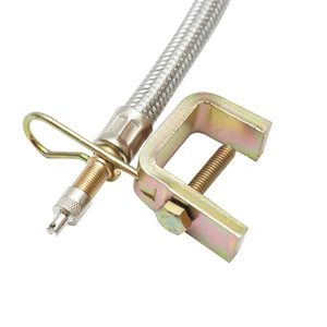 Estensione valvola ruota con protezione metallica e clip a vite 250/280 mm