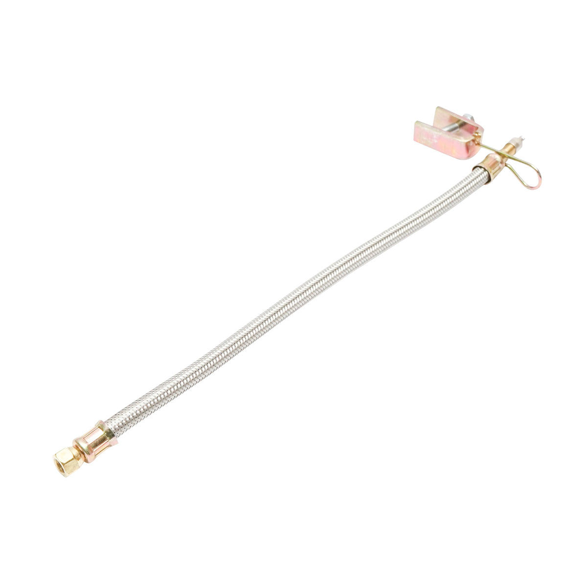 Estensione valvola ruota con protezione metallica e clip a vite 50/400mm