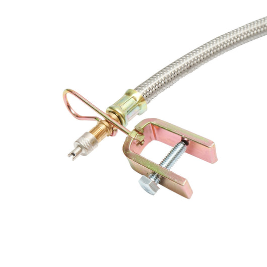 Estensione valvola ruota con protezione metallica e clip a vite 50/400mm