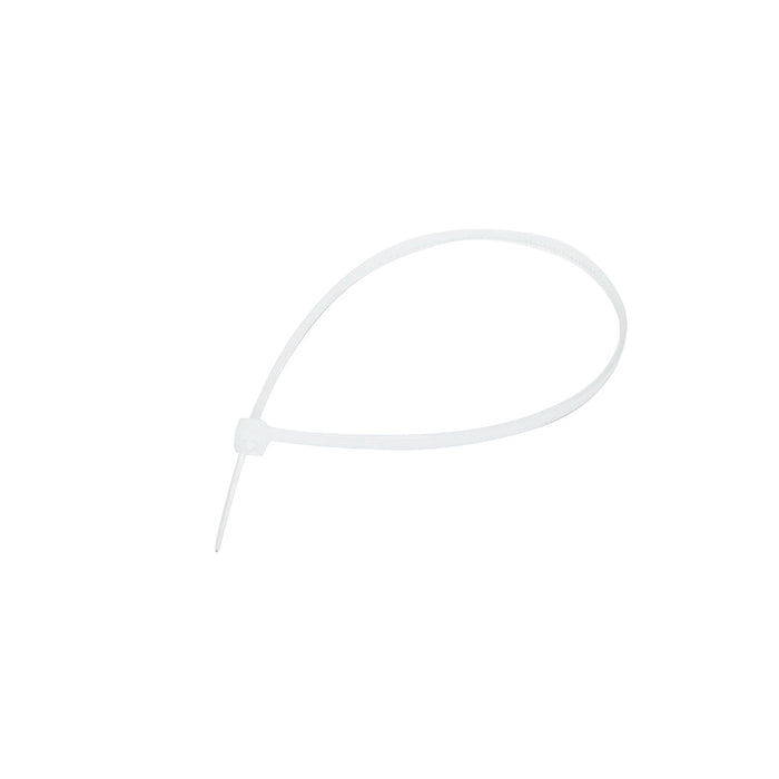 Fascette in plastica 3.5×250 mm – bianche – set da 100 pezzi Breckner Germany