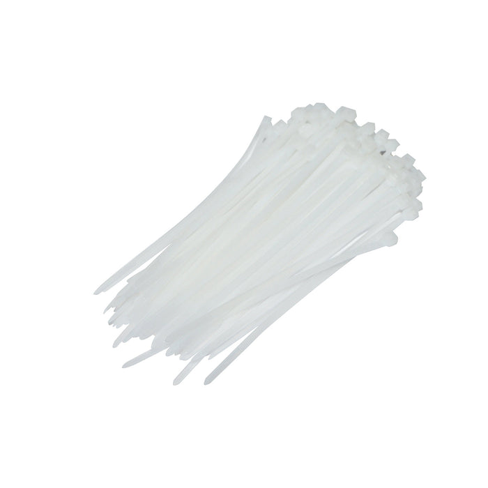 Fascette in plastica 3.6×120 mm – bianche – set da 100 pezzi Breckner Germany