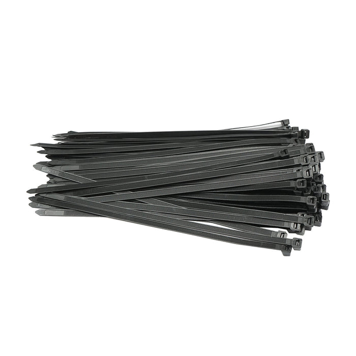 Fascette in plastica 7.5×300 mm – nere – set da 100 pezzi Breckner Germany