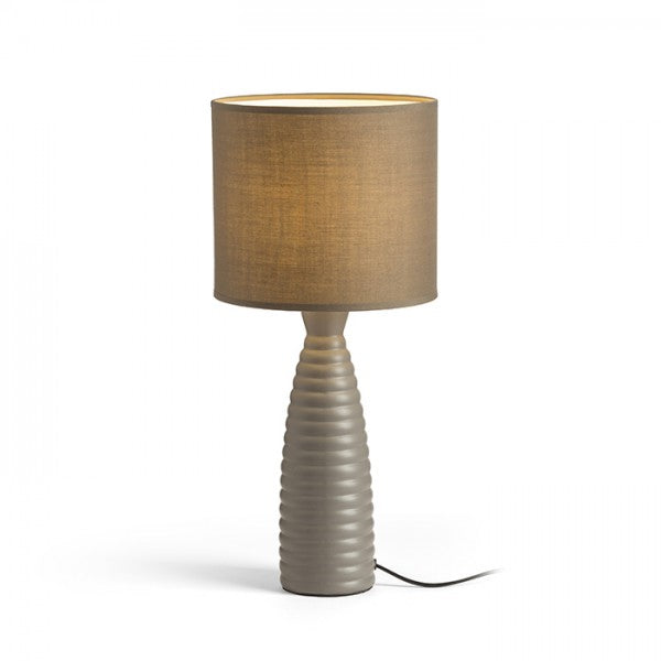 Lampadario LAURA da tavolo grigio beige 230V E27 28W