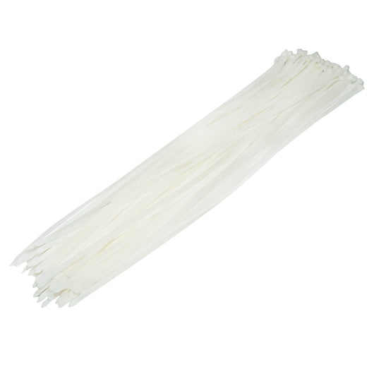 Fascette in plastica 9×900 mm – bianche – set da 100 pezzi Breckner Germany