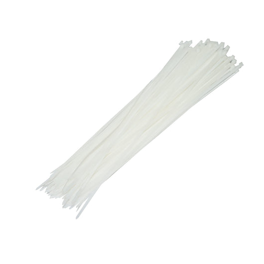 Fascette in plastica bianche 3.5×370 mm – set da 100 pezzi Breckner Germany