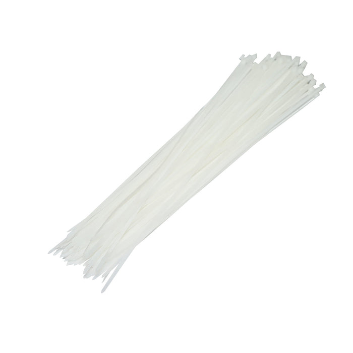 Fascette in plastica bianche 3.5×370 mm – set da 100 pezzi Breckner Germany