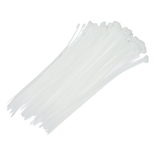 Fascette in plastica bianche 4.8×250 mm – set da 100 pezzi Breckner Germany