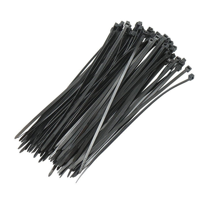 Fascette in plastica nere 3.6×200 mm – set da 100 pezzi Breckner Germany