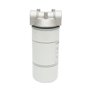 Filtro antiparticolato per serbatoio diesel e supporto (batteria), pressione 3,4 bar, portata 94,6 L/min, 30 micron, 1-1/2 -16 UNF Breckner Germany