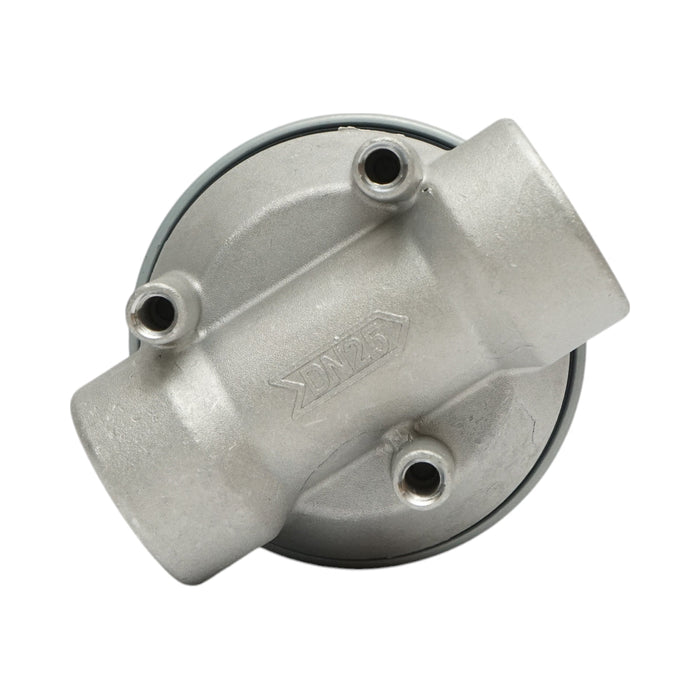 Filtro antiparticolato per serbatoio diesel e supporto (batteria), pressione 3,4 bar, portata 94,6 L/min, 30 micron, 1-1/2 -16 UNF Breckner Germany