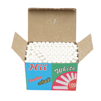 Gesso bianco rotondo 80x10mm, 100 pezzi/scatola