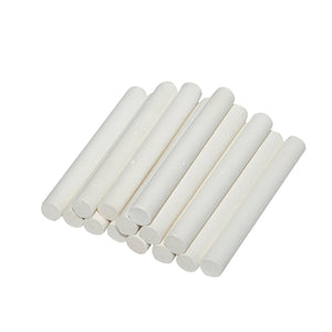 Gesso bianco rotondo 80x10mm, 100 pezzi/scatola