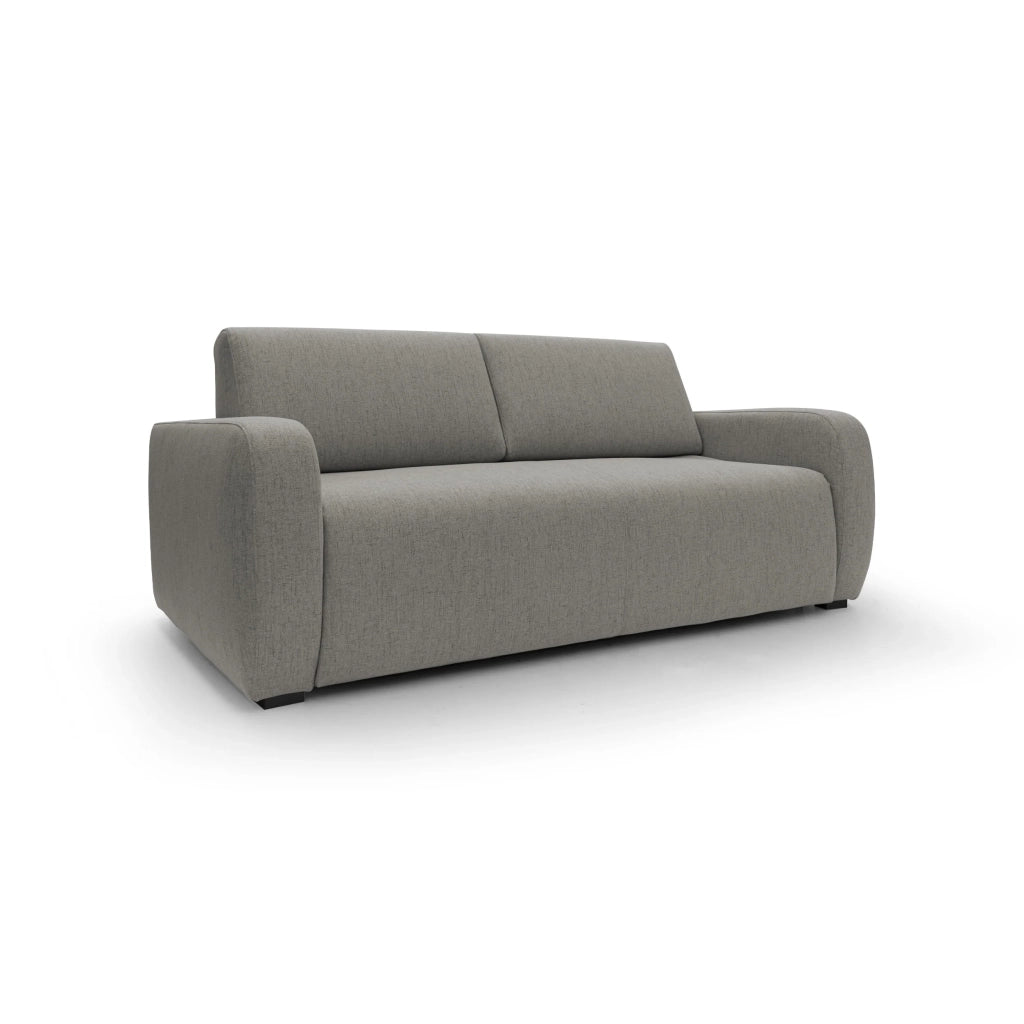 Duna Divano letto matrimoniale con materasso 20 cm in tessuto impermeabile T03 215 cm (mat. 160x197) talpa