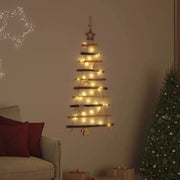 Albero di Natale Naturale 90 cm legno massiccio di frassino