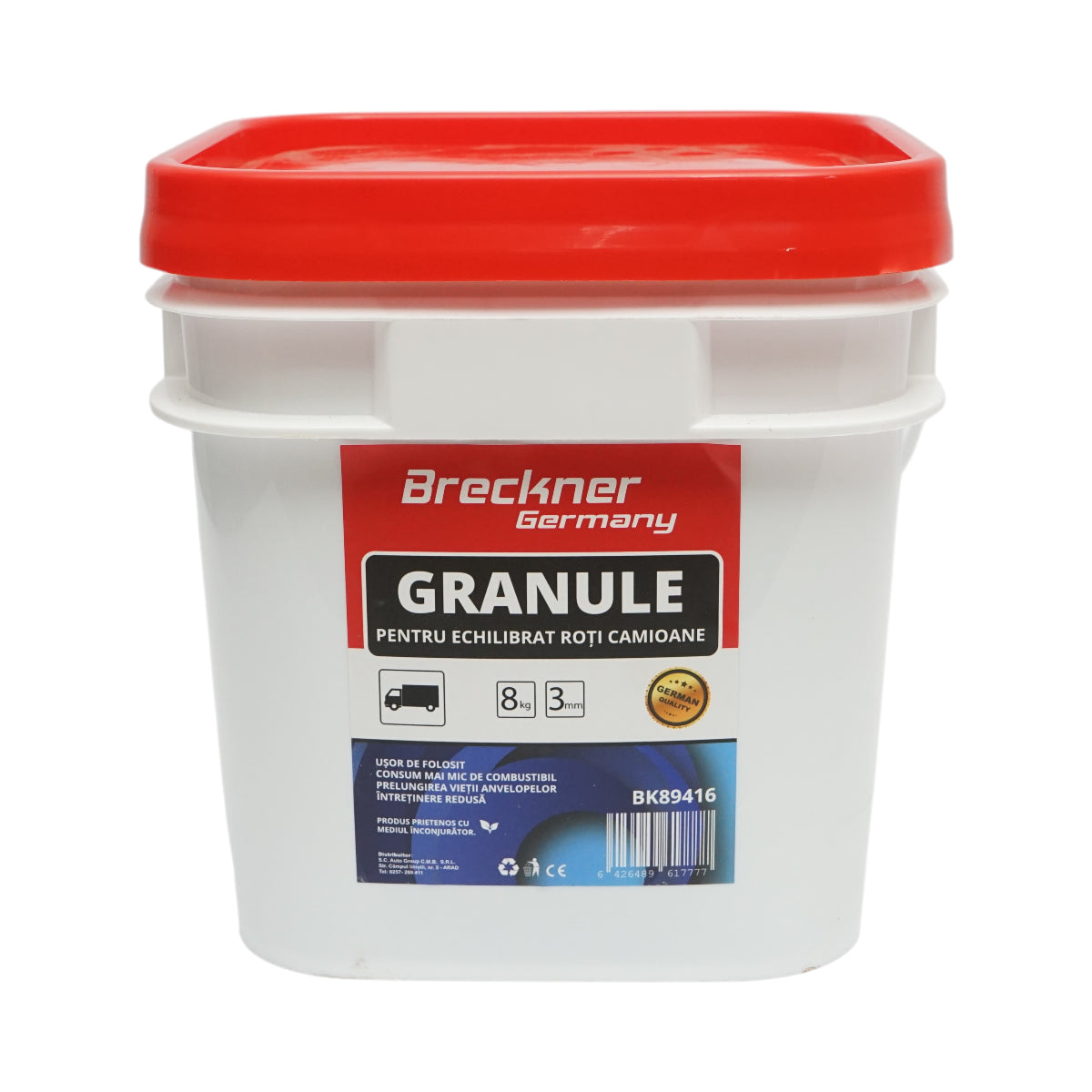 Granuli per equilibratura ruote camion 3mm 8Kg Breckner Germany