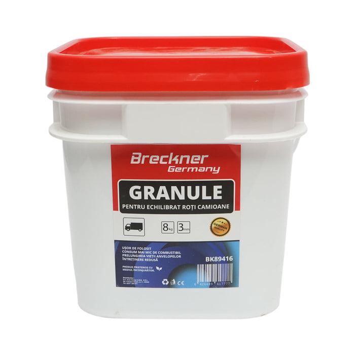 Granuli per equilibratura ruote camion 3mm 8Kg Breckner Germany