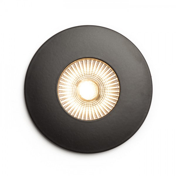 Faretto da incasso WATERBOY R nero opaco 230V LED 10W 40° IP65 3000K