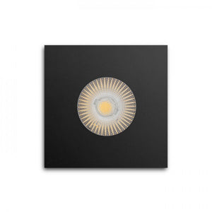 Faretto da incasso WATERBOY SQ nero opaco 230V LED 10W 40° IP65 3000K