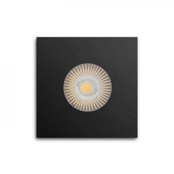 Faretto da incasso WATERBOY SQ nero opaco 230V LED 10W 40° IP65 3000K