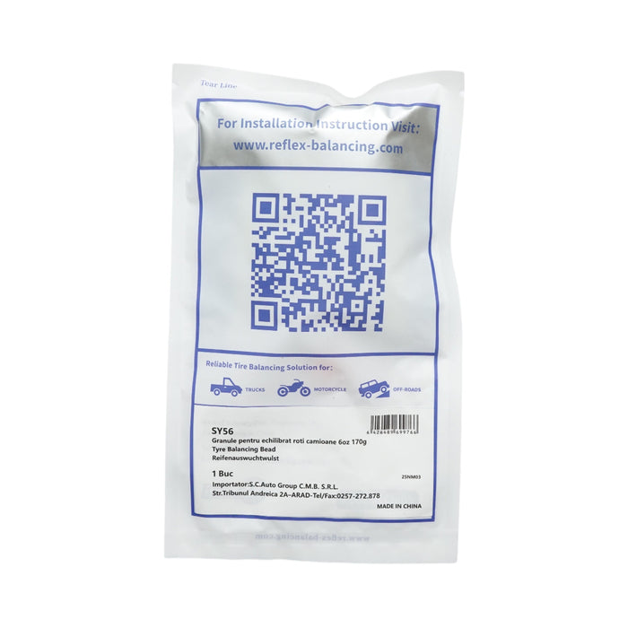 Granuli per l’equilibratura delle ruote – camion, auto-moto, off-road – 170g