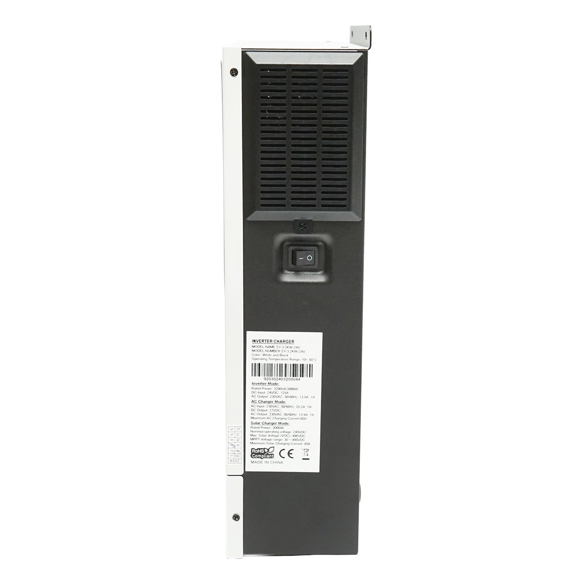 Inverter solare ibrido 3,0KW Breckner Germany 24V, 80A, MPPT, monofase, OFF-GRID, SY-3,2KW-24V