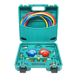 Kit di controllo e ricarica del sistema di aria condizionata per auto, freon R22, R32, R134a, R410a
