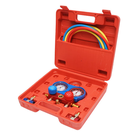 Kit di controllo e ricarica del sistema di aria condizionata per auto, freon R22, R32, R134a, R410a Breckner Germany