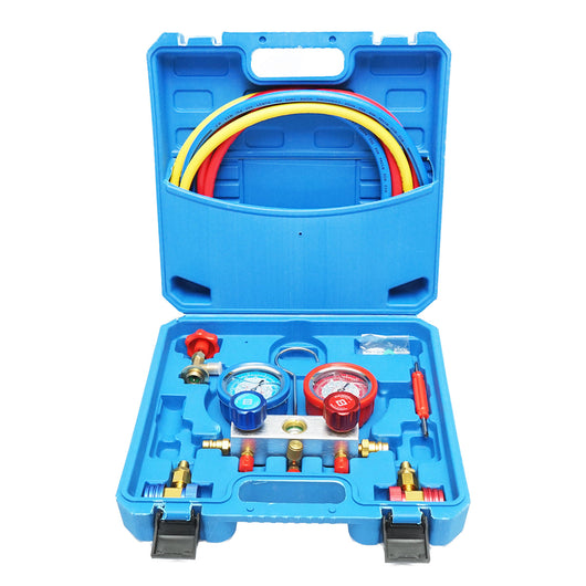 Kit di controllo e ricarica dell'impianto di climatizzazione per auto R22, R32, R134a, R410a