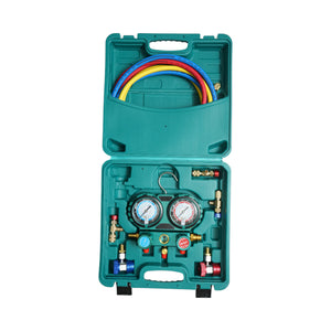 Kit di controllo e ricarica dell'impianto di climatizzazione per auto, freon R12, R22, R134a, R404, R502