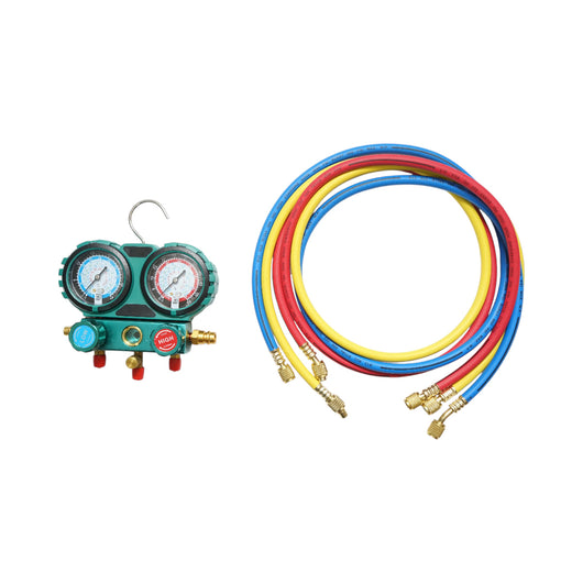 Kit di controllo e ricarica dell'impianto di climatizzazione per auto, freon R12, R22, R134a, R404, R502