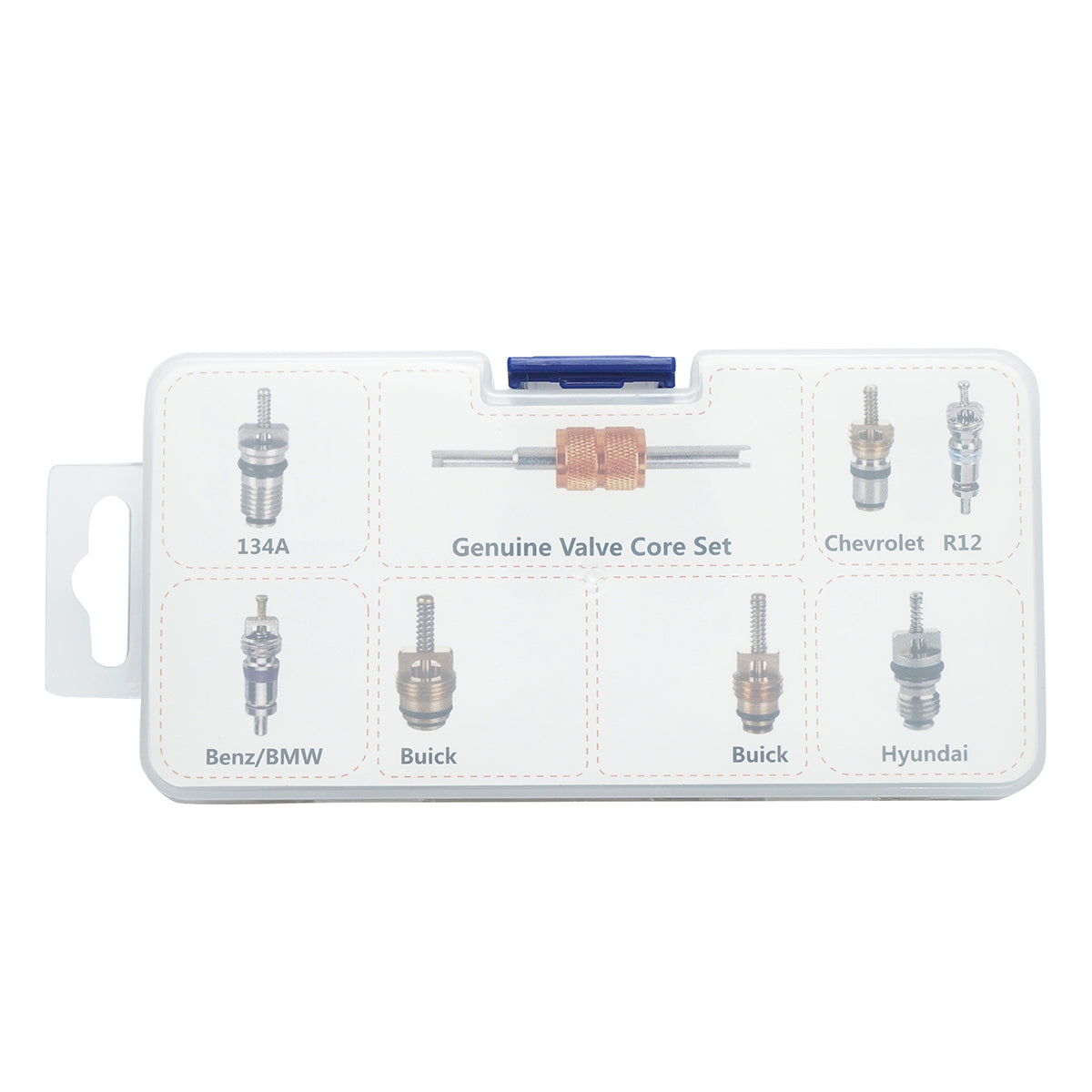 Kit valvola aria condizionata con chiave Breckner Germany