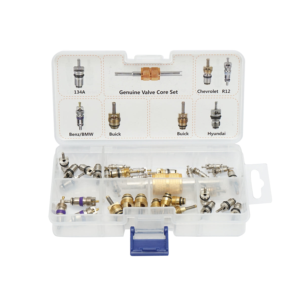 Kit valvola aria condizionata con chiave Breckner Germany