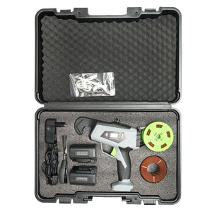 Legatrice per Vigneto, Dispositivo automatico per la legatura di viti, ortaggi e alberi da frutto — 60W, con batteria Li-ion da 16,8V, diametro di legatura 25 mm.