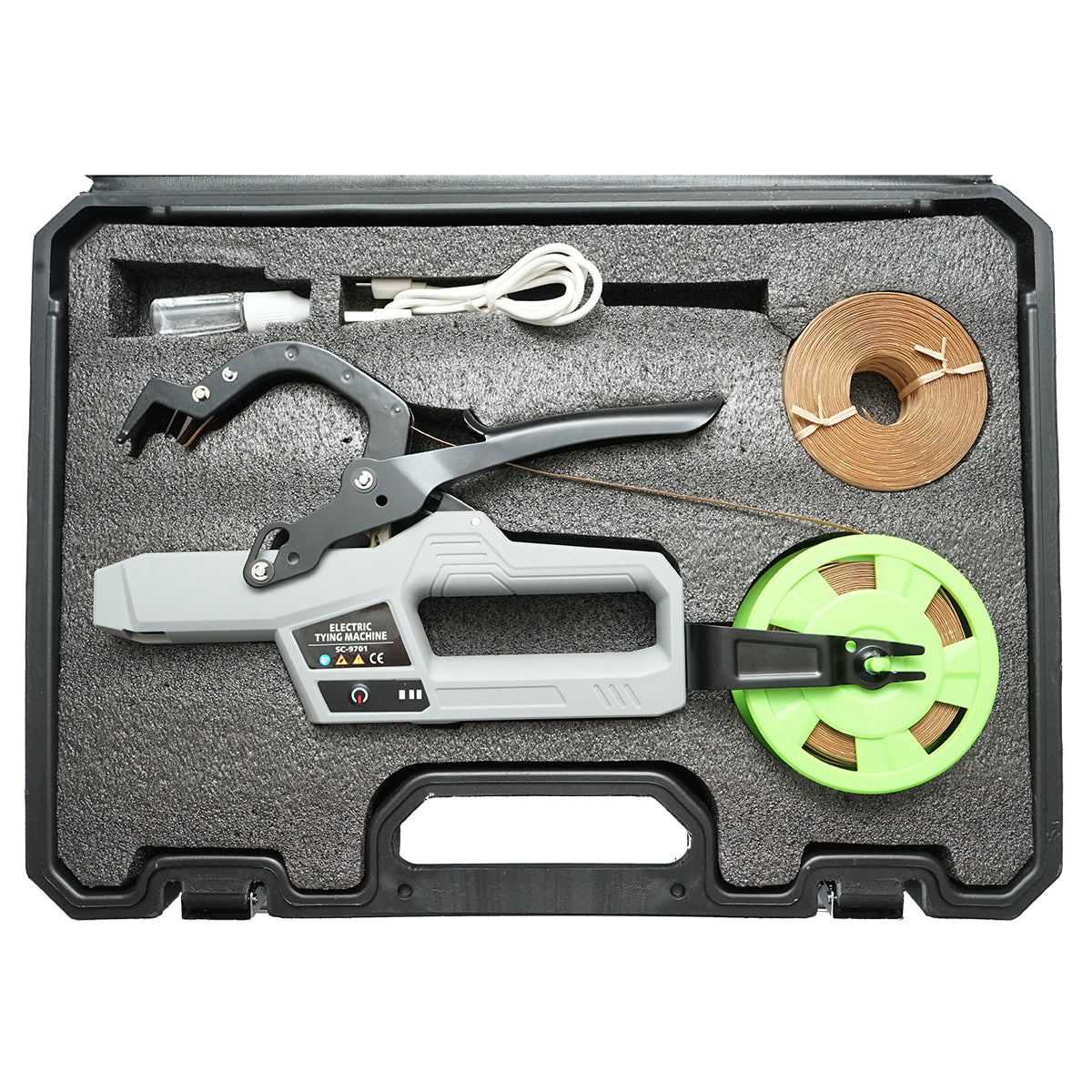 Legatrice per Vigneto, Dispositivo automatico per la legatura di viti, ortaggi e alberi da frutto, 5 W , Li-ion da 4,2 V Diametro massimo di legatura: 45 mm