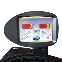 Macchina equilibratrice per ruote da 10 a 24 pollici, con programmi multipli, display digitale e 4 coni di centraggio