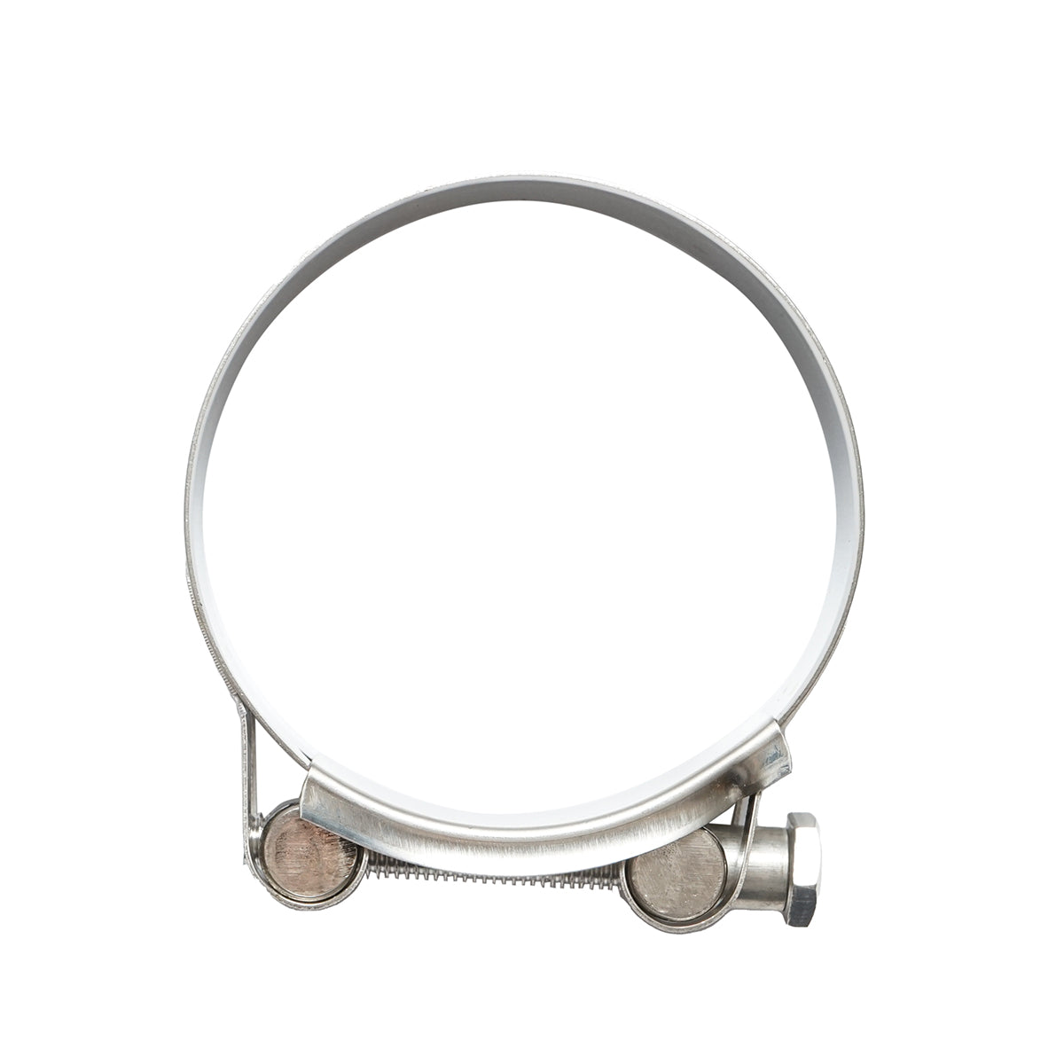 Morsetto di forza, morsetto in acciaio inox 201 con vite per tubi flessibili 74-79 mm Breckner Germany