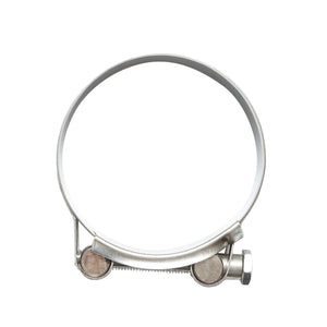 Morsetto di forza, morsetto in acciaio inox 201 con vite per tubi flessibili 74-79 mm Breckner Germany