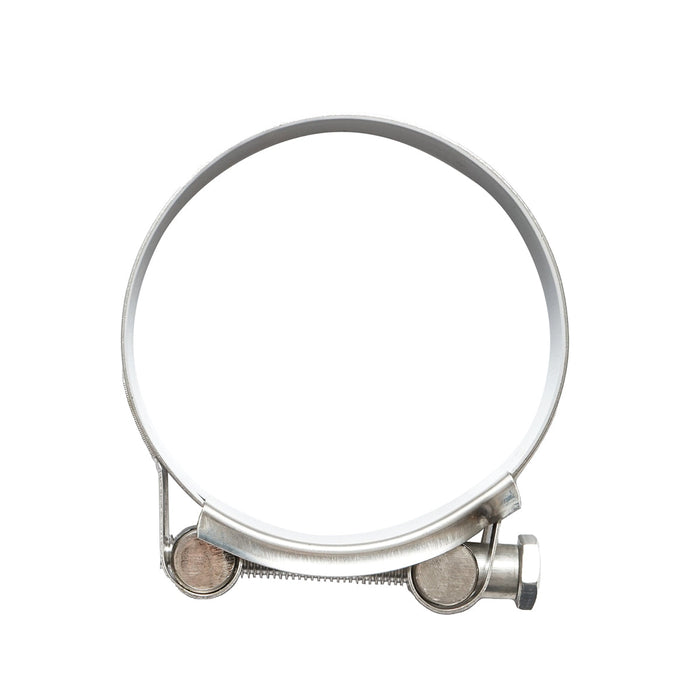 Morsetto di forza, morsetto in acciaio inox 201 con vite per tubi flessibili 74-79 mm Breckner Germany