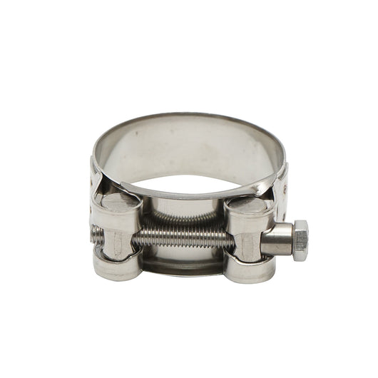 Morsetto di forza, morsetto in acciaio inox 304SS con vite per tubi flessibili da 48-51 mm Breckner Germany