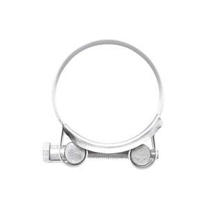 Morsetto di forza, morsetto in acciaio inox con vite 201 per tubi flessibili 48-51 mm Breckner Germany