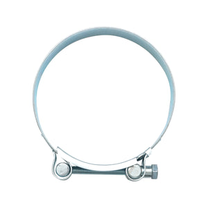 Morsetto di forza, morsetto in metallo zincato con vite W1 per tubi flessibili da 113-121 mm Breckner Germany